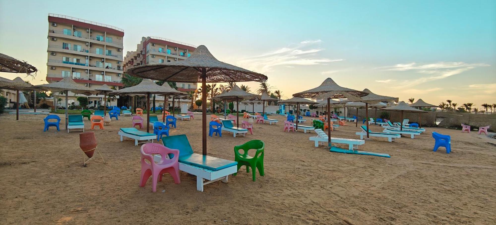 Casablanca Beach Direct Sea View Tow Bedroom Apartment Hurghada Rom bilde