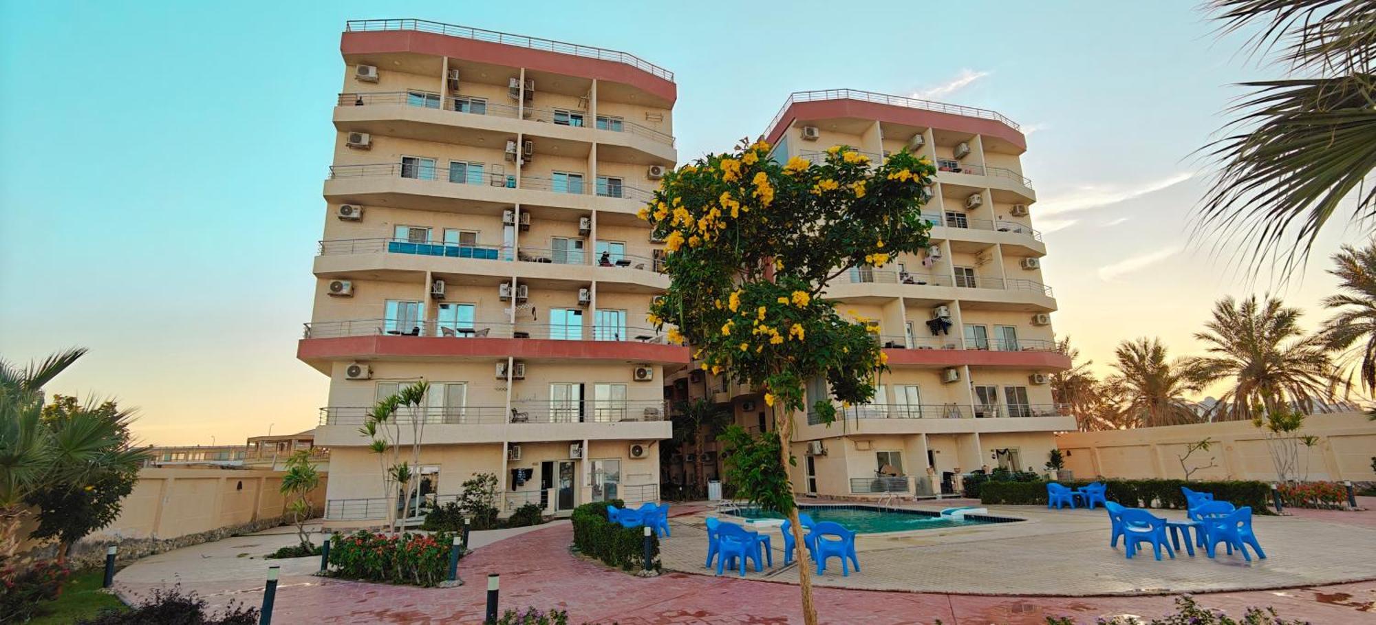 Casablanca Beach Direct Sea View Tow Bedroom Apartment Hurghada Rom bilde