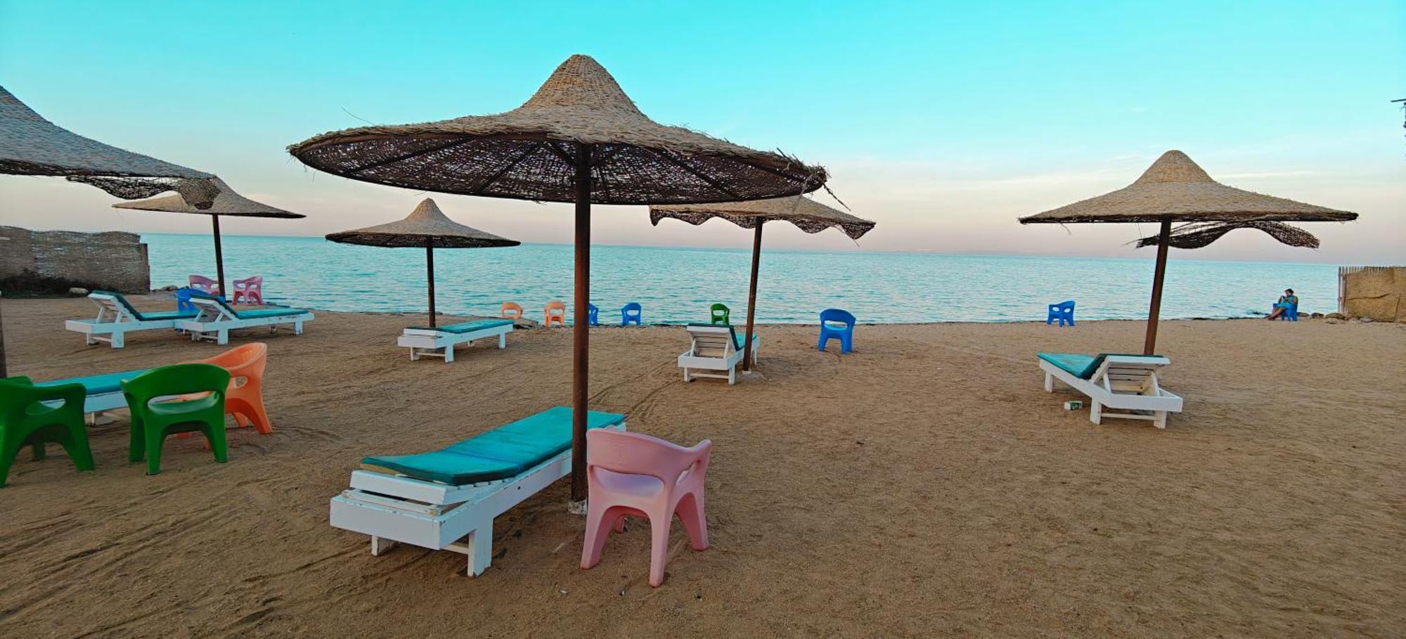 Casablanca Beach Direct Sea View Tow Bedroom Apartment Hurghada Rom bilde
