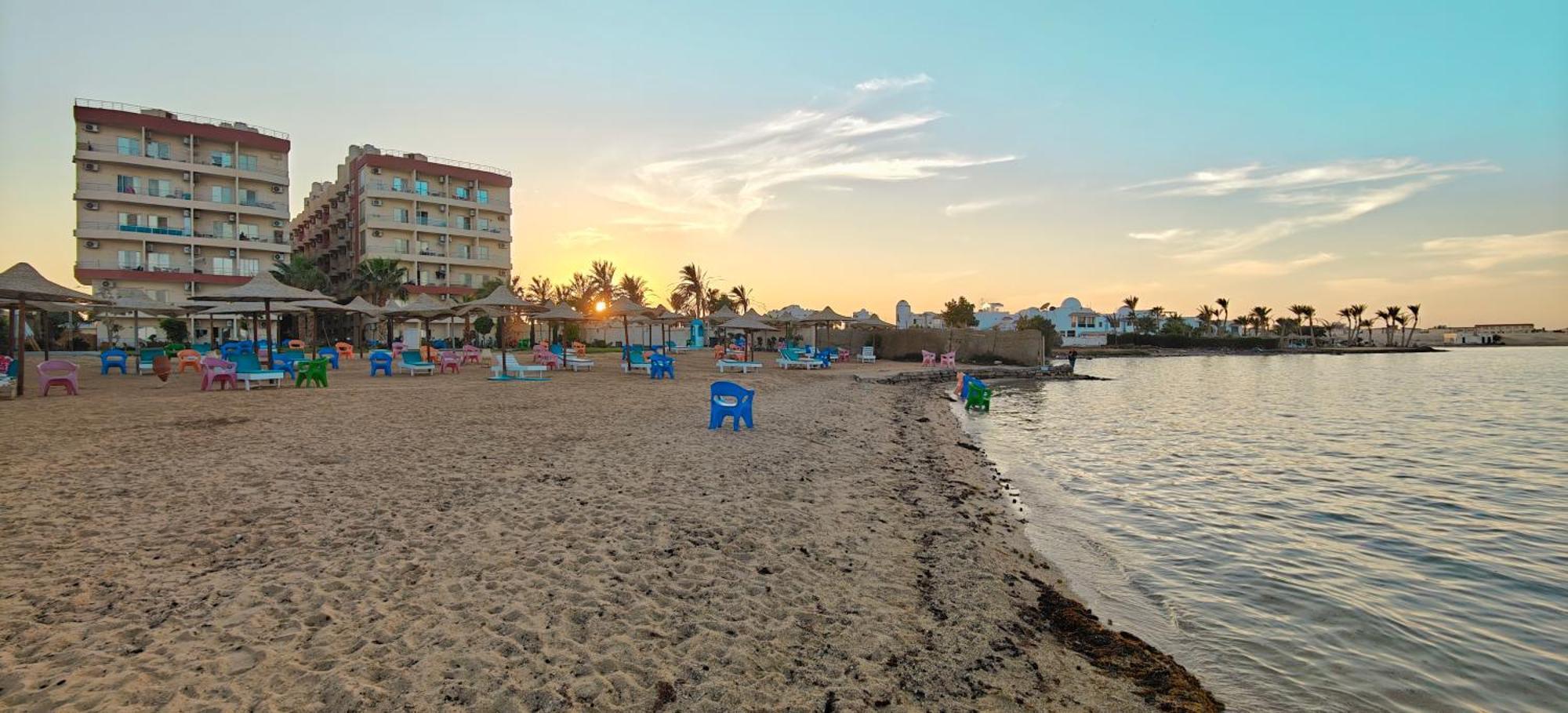 Casablanca Beach Direct Sea View Tow Bedroom Apartment Hurghada Rom bilde